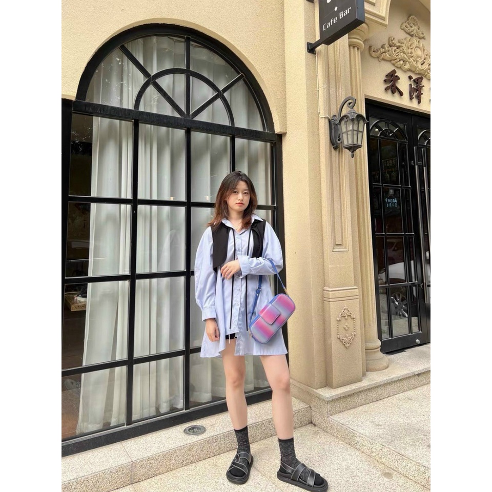 túi kẹp nách + đeo chéo nữ CK2-20270918 đủ màu size 28*13*9cm