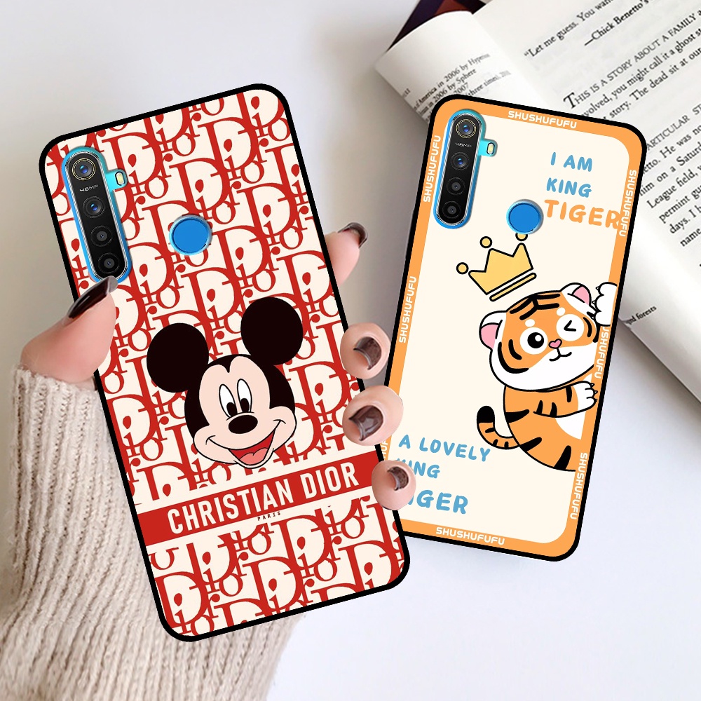 Ốp Realme 5 / 5i / 5 Pro / C3 in hình mickey, hổ, kingtiger siêu rẻ T19 - T24