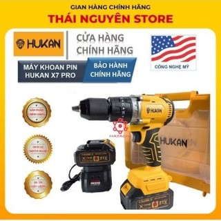 Máy khoan cầm tay,khoan pin HuKan 21V bảo hành 12 tháng chính hãng