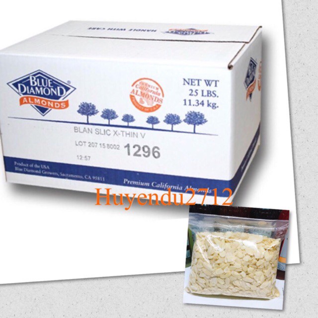 Hạnh nhân lát 100g (MS 310) (M0103)