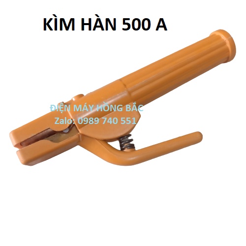 Kìm hàn que máy hàn 500A chất lượng - má kẹp bằng đồng