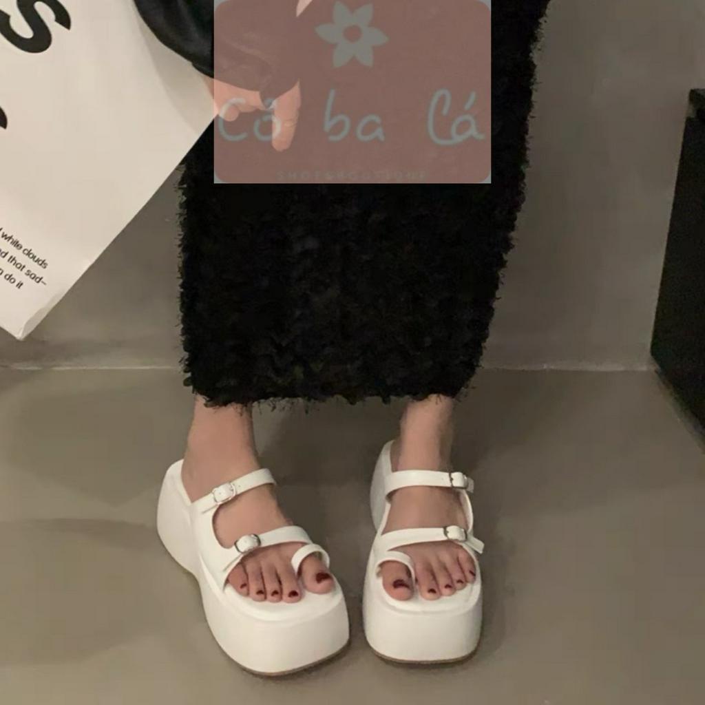 DÉP XUỒNG COBALA SHOES - DÉP ĐẾ BẰNG PHONG CÁCH THỜI TRANG NỮ HAI QUAI NGANG XỎ NGÓN D23031300