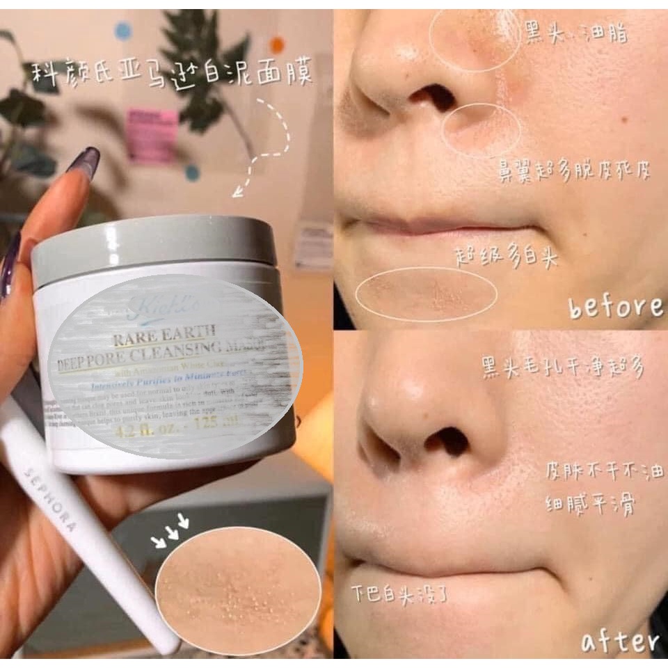 Mặt Nạ Đất Sét Rare Earth Deep Pore Cleansing Masque