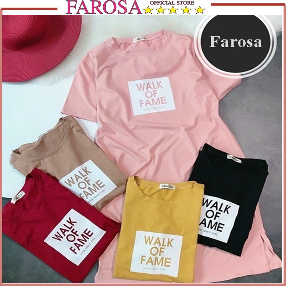 Đầm Suông Dáng Dài Walk Of Fame Váy Phông Chất Thun Cotton Co Dãn FAROSA