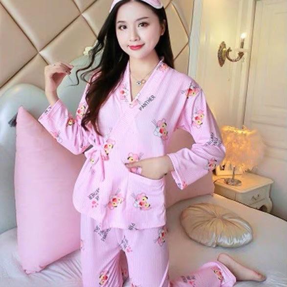Bộ Đồ Ngủ kimono 8 Mảnh Nhập Khẩu Phong Cách Hồi Giáo Dành Cho Nữ