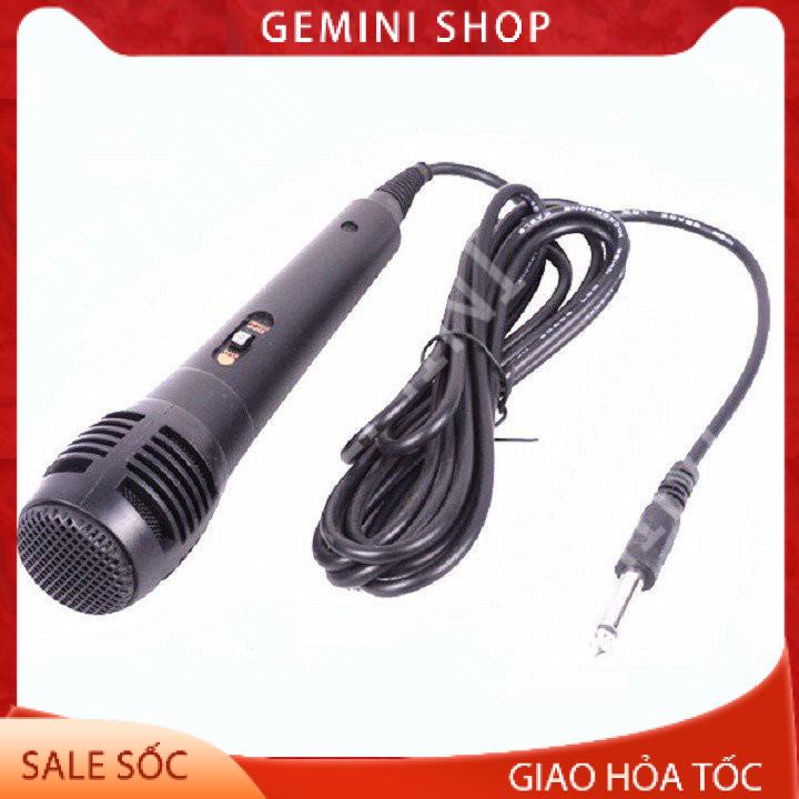 Micro Karaoke Có Dây Jack 6.5mm giá rẻ dài 3m