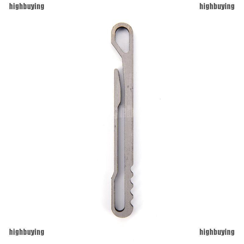 Móc khóa đa năng bằng hợp kim titan