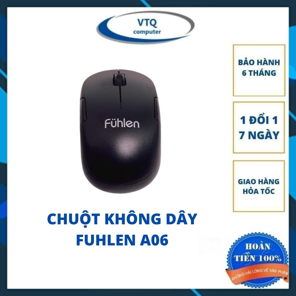 Chuột không dây FUHLEN A06 nhỏ gọn.Tặng kèm pin AA