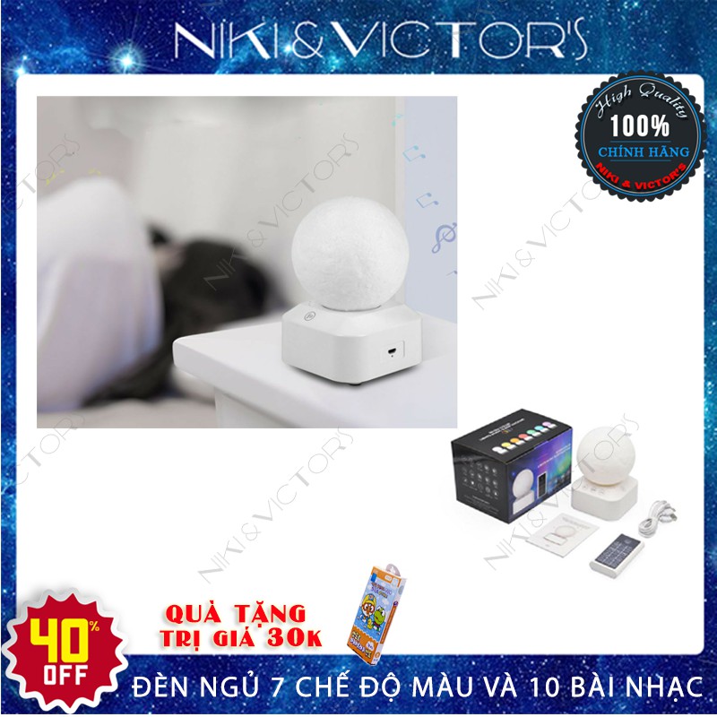 Combo Máy Nghe Tiếng Ồn Trắng Kèm Đèn Ngủ 7 màu Q2 và Q8