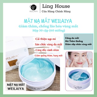 Mặt nạ mắt collagen weilaiya, mặt nạ mắt giảm quầng thâm mắt ngừa nếp nhăn mắt 60 miếng