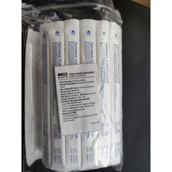 10 Que ngoáy dịch tỵ hầu  vô trùng