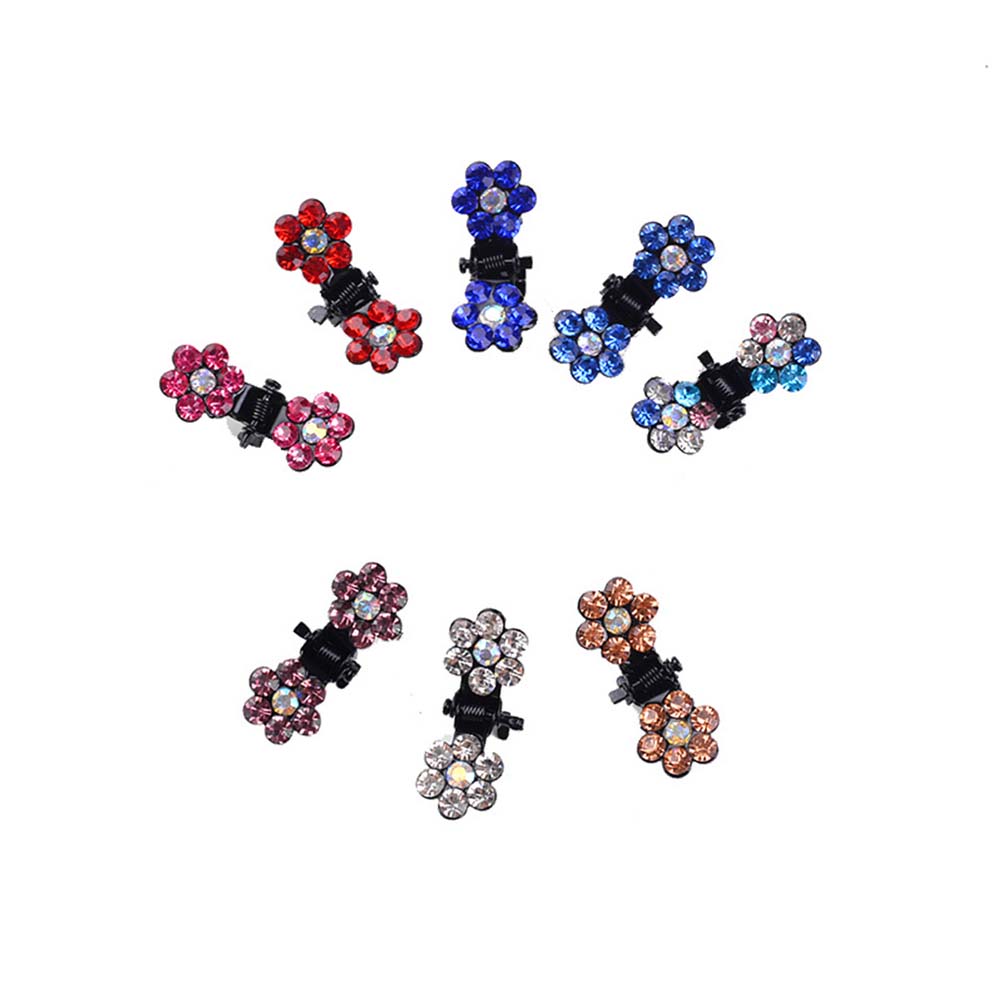 JENIFERDZ 12PCS/Set Hairpins Cute Hair Claws Hair Clip Women Fashion Rose Metal Lovely Lady Barrettes/Multicolor