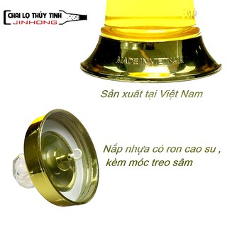 Bình Ngâm Rượu Sâm Thủy Tinh 2 Lít