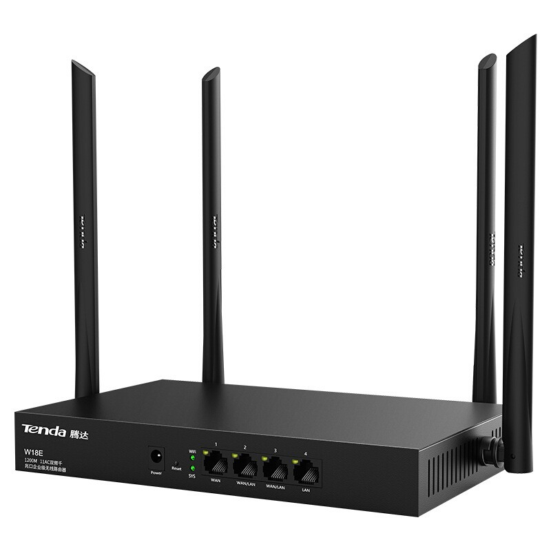 Bộ phát WIFI Tenda W18e GIGABIT ac1200Mps mạng doanh nghiệp 80 user - vùng phủ sóng 300m2 | BigBuy360 - bigbuy360.vn