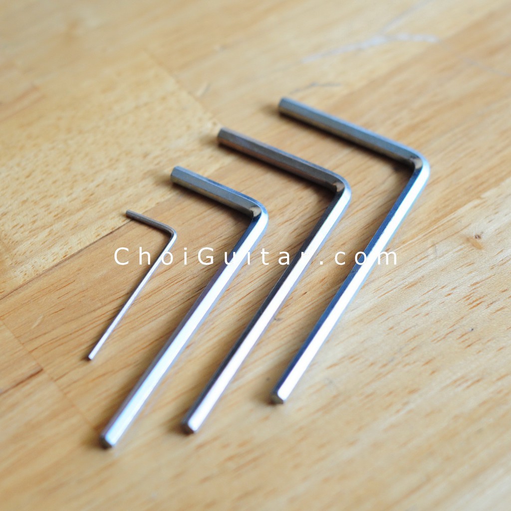 Lục giác chỉnh đàn guitar / Lục lăng / Size 4mm - 1.2mm / Sử dụng cho hầu hết Guitar/Bass