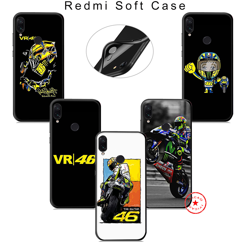 Ốp Điện Thoại Mềm Họa Tiết Valentino Rossi Vr 46 Ablu154 Cho Xiaomi Redmi Note 8t 8 7 6 5 Pro