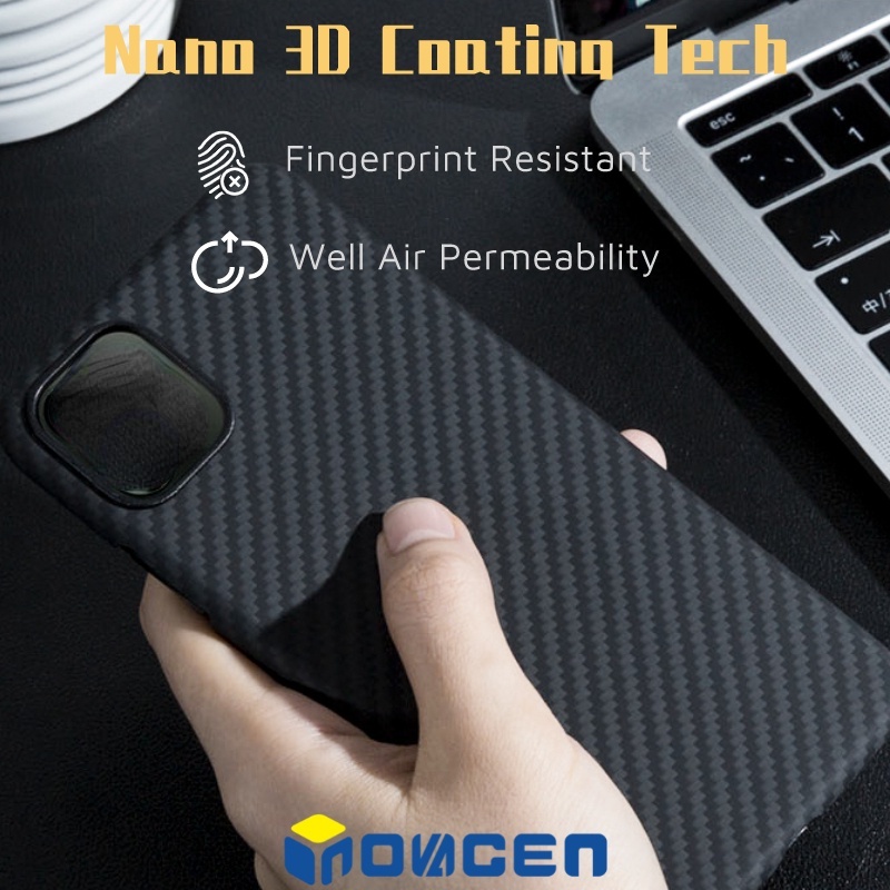 Inovagen Ốp Điện Thoại Sợi Carbon Siêu Mỏng Và Nhẹ Cho phone 13 / 14 15 pro max