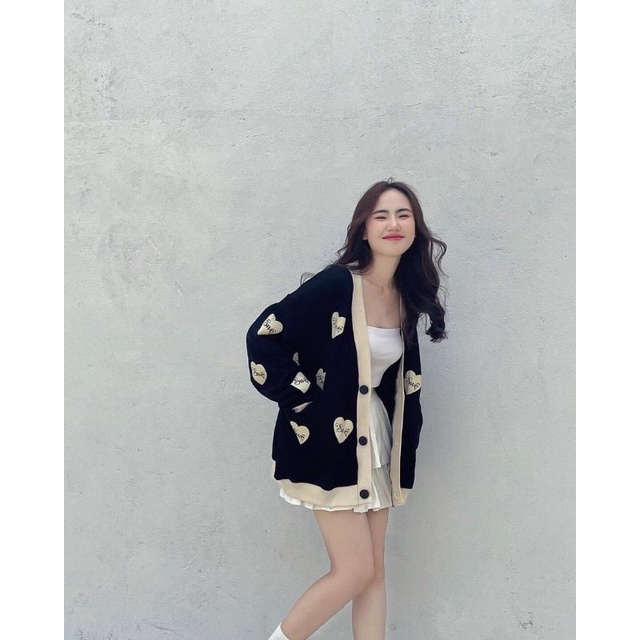 XPstore Áo khoác cardigan 2 túi SWE form rộng đẹp (Ảnh thật)