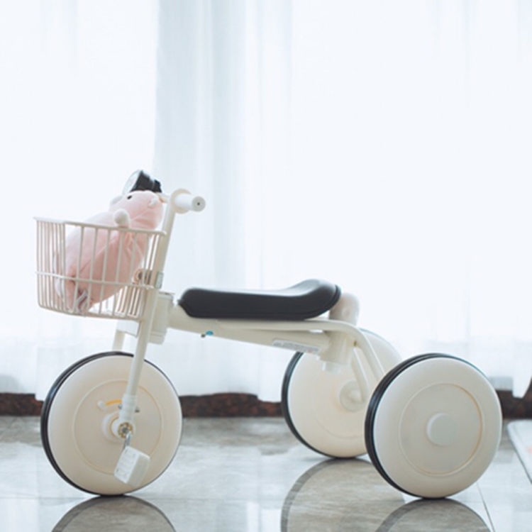 trang phục kinh doanh◎☂Xe đạp ba bánh trẻ em Nhật Bản 1-3 tuổi xe đẩy trẻ em không in xe đạp ánh sáng
