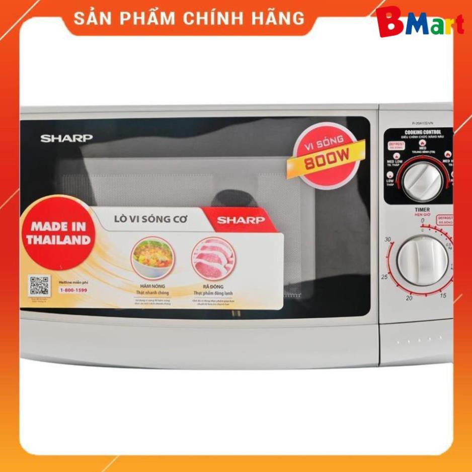 [Hỏa tốc 1 giờ] [FreeShip] Lò vi sóng Sharp 22 lít R-21A1(S)VN, HÀNG CHÍNH HÃNG, BH 1 năm  - BM