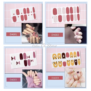 Bộ 14 miếng dán móng tay không thấm nước