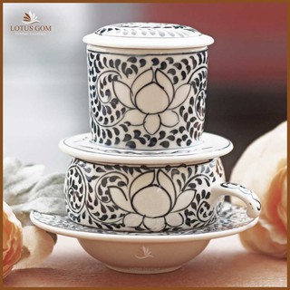 Bộ Phin Pha Cà Phê Gốm Sứ - Phin Cafe Gốm Bát Tràng