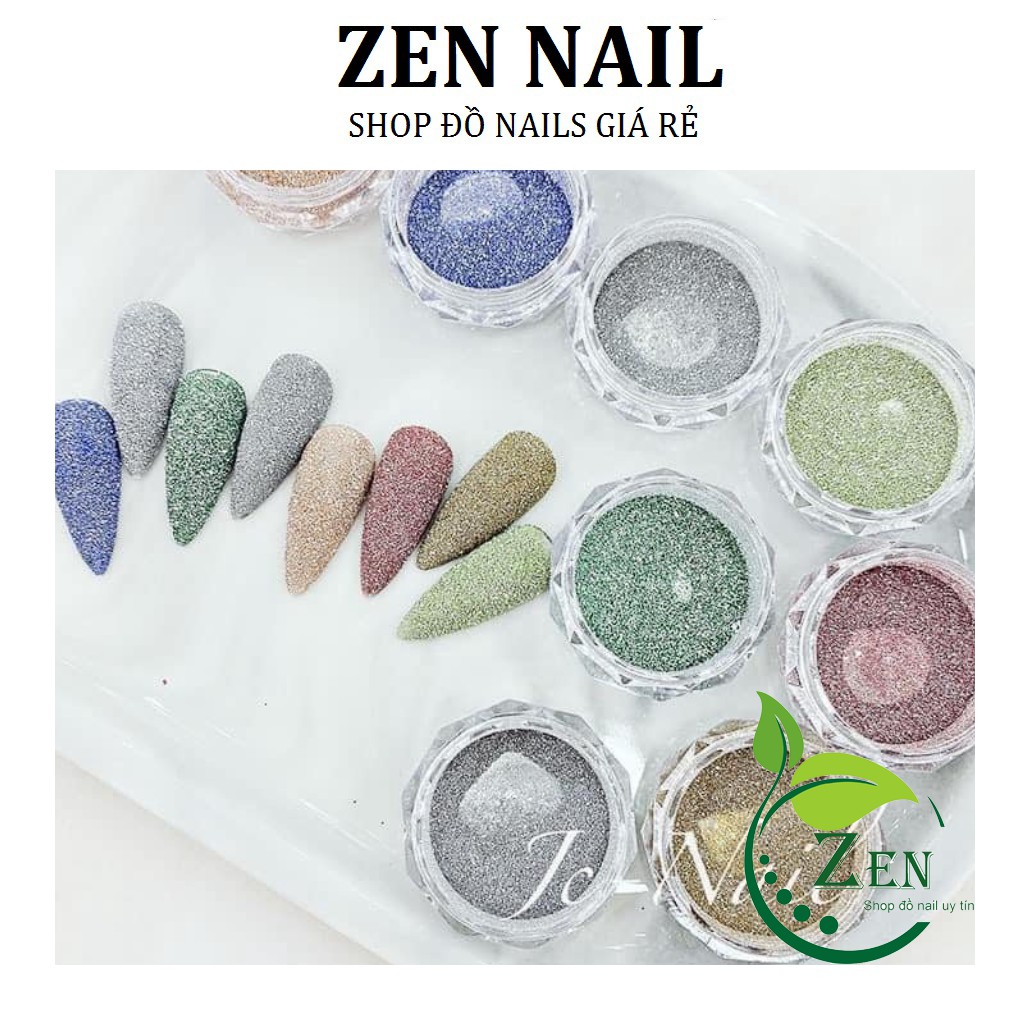 Nhũ rắc móng , nhũ rắc nail siêu sáng 8 hũ