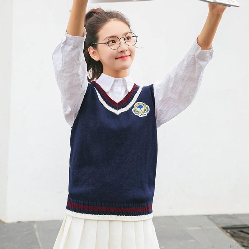 Áo Len Nữ Không Tay Cổ Chữ V Phong Cách Hàn Quốc | BigBuy360 - bigbuy360.vn