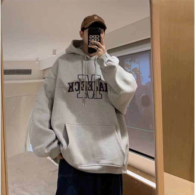 Áo hoodie Unisex thời trang Ban Form rộng Áo Sweater nam nữ cotton tops phong cách Hàn Quốc from rộng Áo hoodie