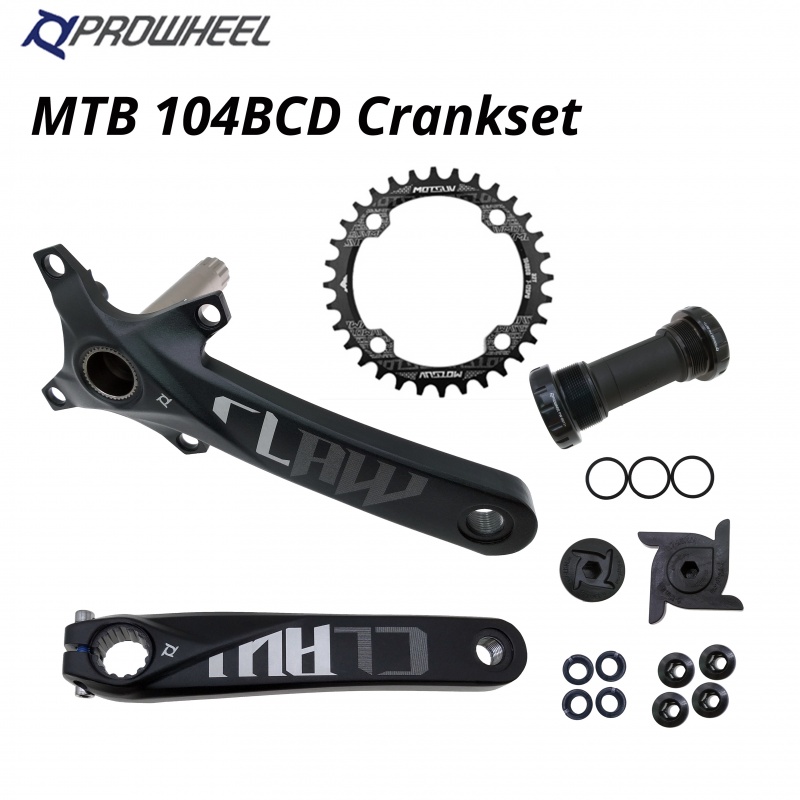 Set 10 phụ kiện vòng bi cho xe đạp leo núi PROWHEEL MTB 104BCD 30/32/34/36/38T