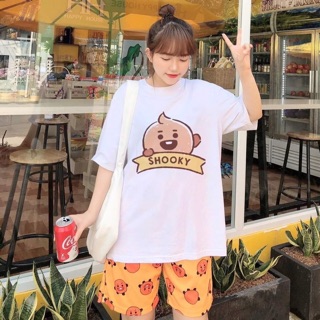 Xét bộ lửng carton cute ( freesize 38-58kg)