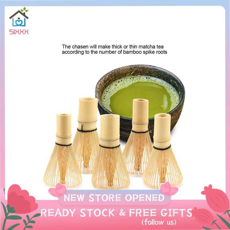 Chổi Tre Khuấy Trà Matcha 54 / 64 / 72 / 80 / 100 Ngạnh Phong Cách Nhật Bản Độc Đáo Tiện Dụng