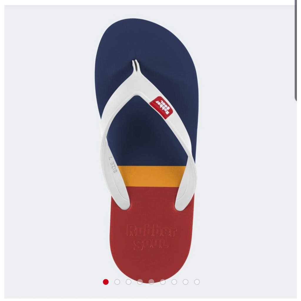 Dép Thái unisex nhập khẩu Dép Xỏ Ngón  RUBBER SOUL - BALANCE TRI COLOR