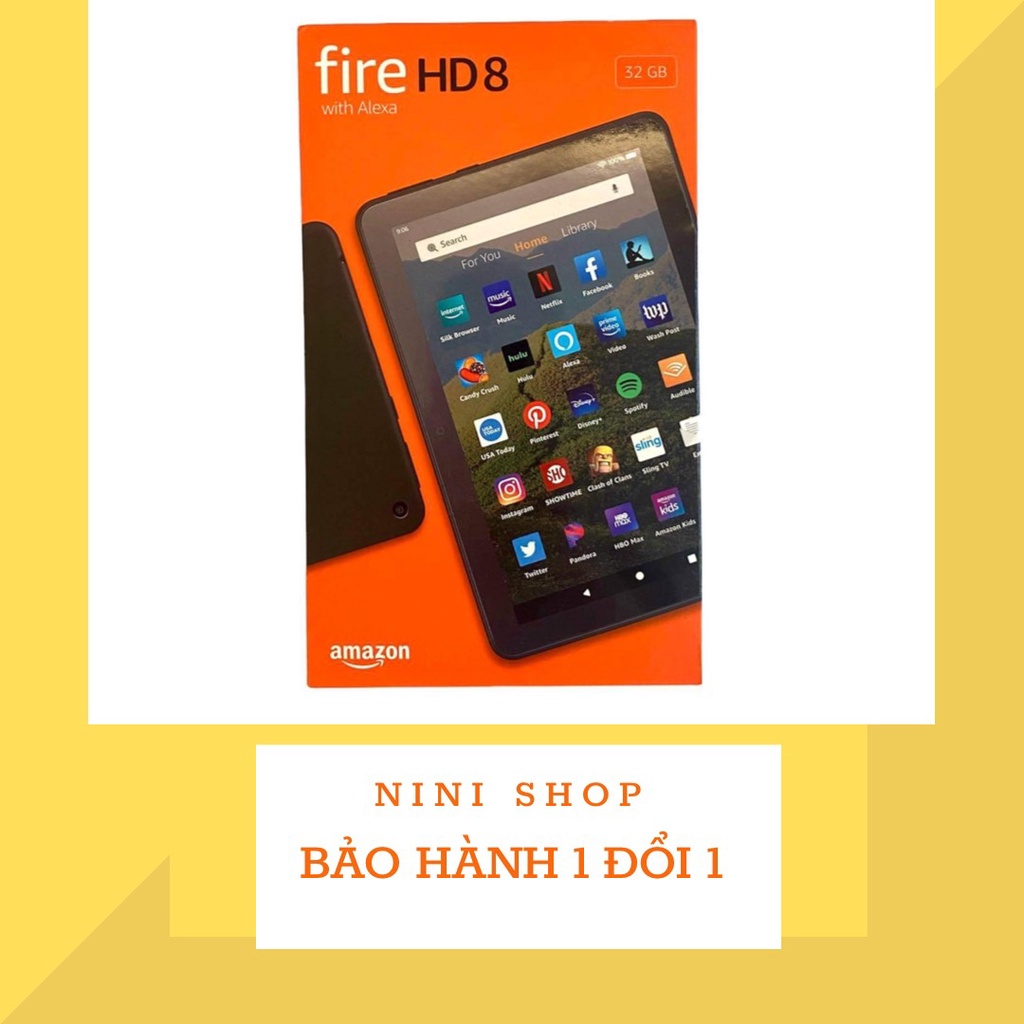 MÁY TÍNH BẢNG FIRE HD 8 MỚI NHẤT TẶNG KÈM BAO DA