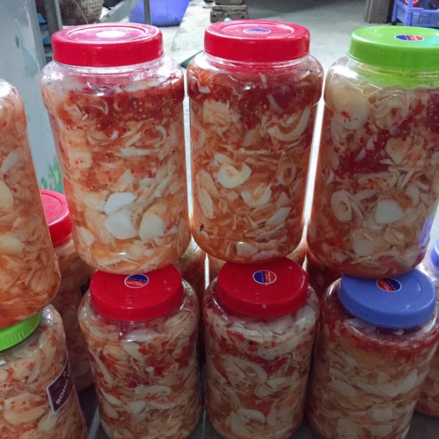 Măng muối tỏi ớt