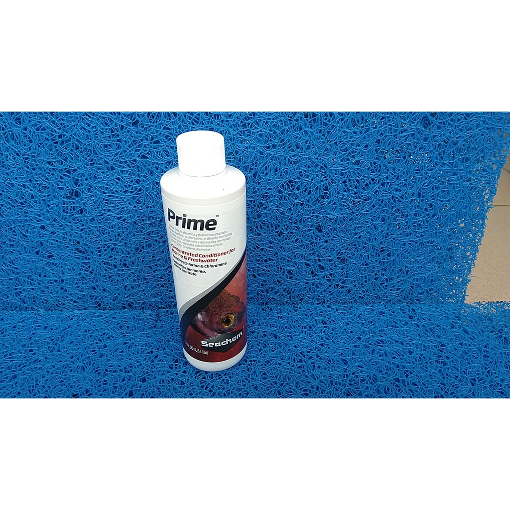 Seachem Prime 250ml, khử clo, độc tố, kim loại nặng, dùng cho hồ cá.