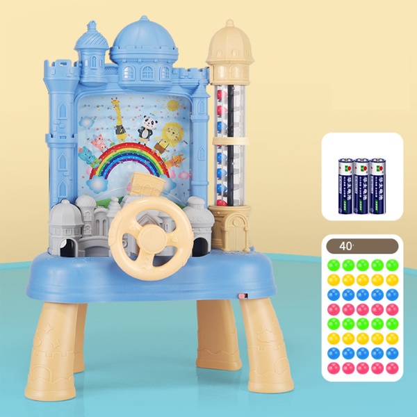 Máy Bắn Bóng 40 Bóng Kèm Pin Sạc Điện và Vô Lăng Điều Khiển Dễ Dàng Được Bé Yêu Thích