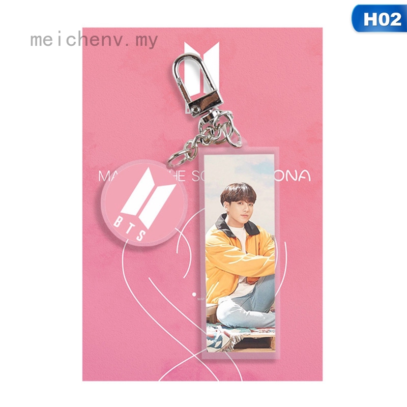 Móc Chìa Khóa In Hình Bts Jungkook Jimin V Kỷ Niệm Lần Thứ 6 Năm 2019