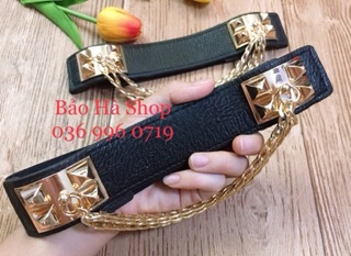 Đai váy phối xích cá tính