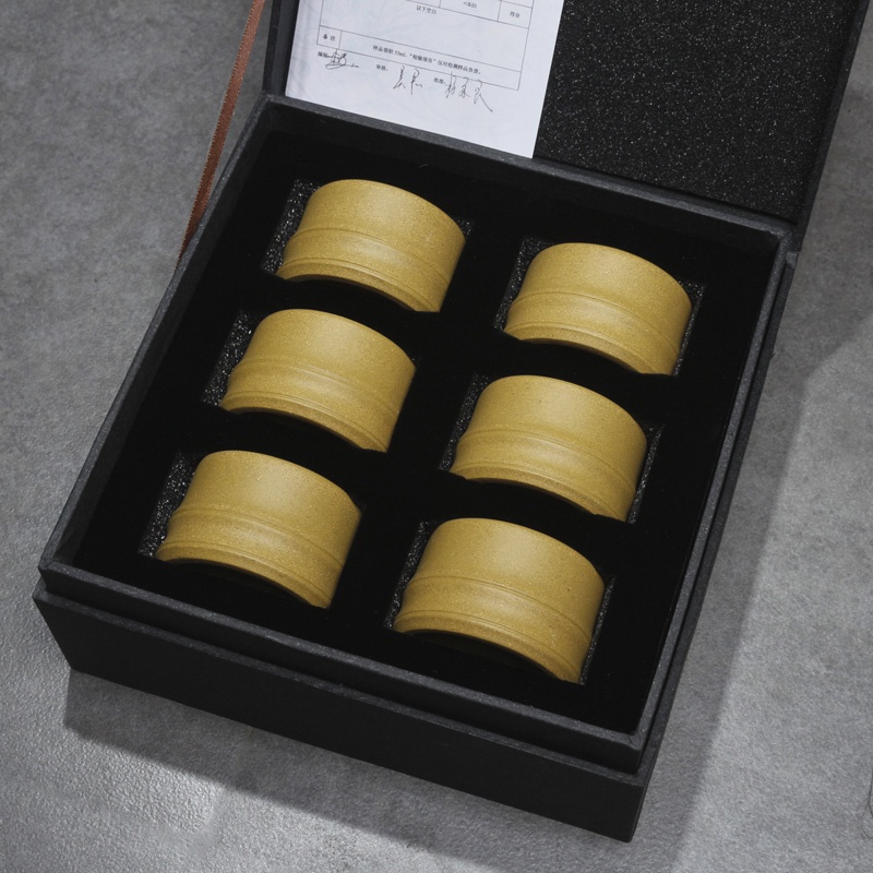 BỘ CHÉN TỬ SA NGHI HƯNG 60 ML (BỘ 6 CHÉN KÈM HỘP QUÀ)