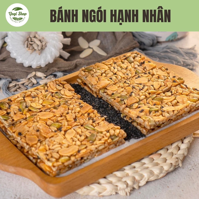 Bánh ngói Hạnh Nhân _ món ăn kiêng _ Ăn vặt lý tưởng cho mọi lứa tuổi