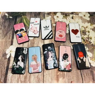 [GIẢM GIÁ] Ốp lưng Oppo F11 cứng phủ bóng hình hoa