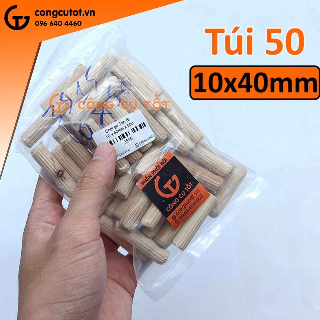 Chốt gỗ Tần Bì túi 50con