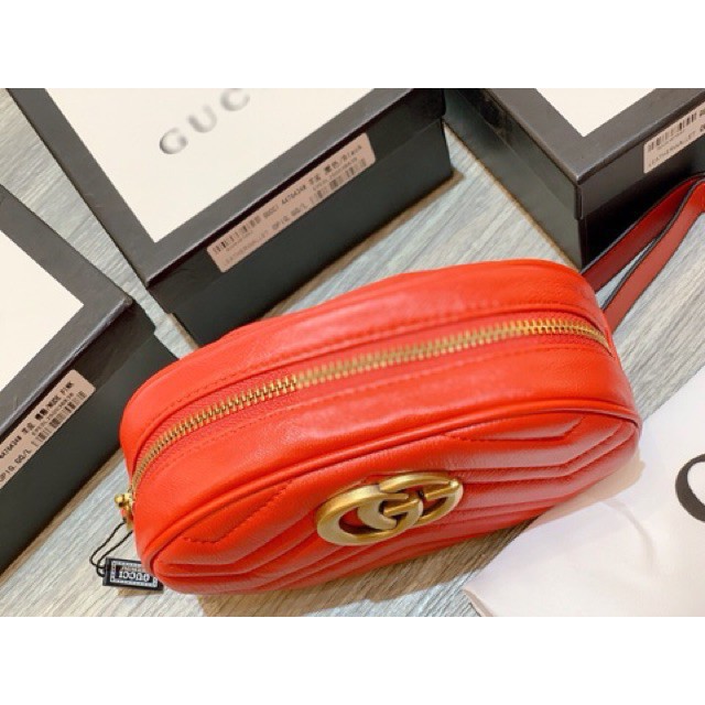 Túi GUCCI BELT BAG SUPER VIP‼️ fullbox , túi vải , card màu đỏ đeo hông bao tử