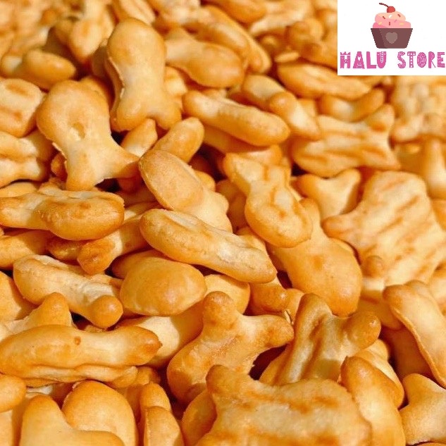 [HOT] Bánh Quy Cá mặn ăn vặt tuổi thơ lon 250gr