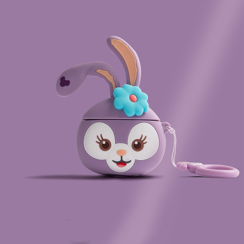 Ốp Bảo Vệ Hộp Đựng Tai Nghe Airpods 1 / 2 / 12 Kiểu Hoạt Hình Xinh Xắn