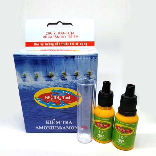DUNG DỊCH KIỂM TRA NH3 và NH4 - AMONIA & AMONIUM TEST KIT