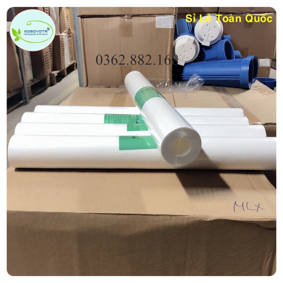 Lõi Lọc Thô 20 Inch Chính Hãng, Lọc Tạp Chất, Bùn, Rỉ Sét Hiệu Quả Vượt Trội, Siêu Bền