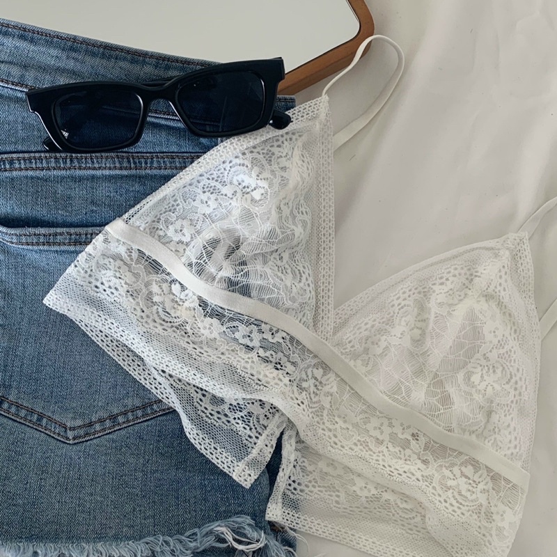 Áo Bralette Ren Dreamy White - Lilace.studio Thiết Kế ( Tặng kèm mút ) | BigBuy360 - bigbuy360.vn