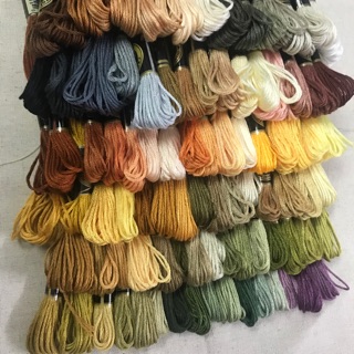 Chỉ thêu airo ( tự chọn trên bảng màu )